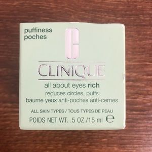 nWT Clinique All about Eyes Rich Cream